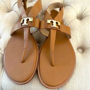 Tory Burch sling back thongs sandals